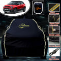 Garrege Waterproof Car Cover compatible with TATA PUNCH CNG Cover All Weather protection with Mirror & Anteena Packets